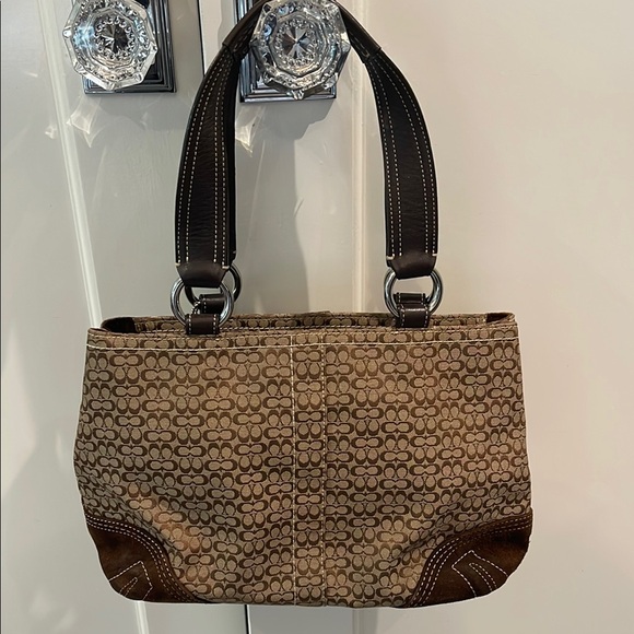 Coach Brown Patterned Women's Bag - Picture 7 of 7